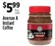 Pioneer Supermarkets Avenue A Instant Coffee offer
