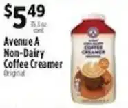 Pioneer Supermarkets Avenue A Non-Dairy Coffee Creamer offer