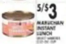 Pioneer Supermarkets Maruchan instant lunch offer