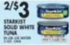 Pioneer Supermarkets Starkist solid white tuna offer