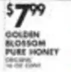 Pioneer Supermarkets Golden blossom pure honey offer