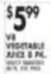 Pioneer Supermarkets Vegetable Juice 8 Pk. offer
