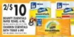 Pioneer Supermarkets Bounty Essentials Paper Towels offer