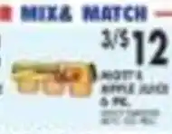 Pioneer Supermarkets Mott's apple juice offer