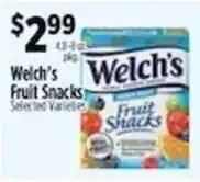 Pioneer Supermarkets Welch's fruit snacks offer