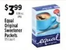 Pioneer Supermarkets Equal Original Sweetener Packets offer