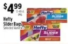 Pioneer Supermarkets Hefty Slider Bags offer