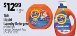 Pioneer Supermarkets Tide Liquid Laundry Detergent or Tide Pods offer