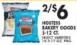 Pioneer Supermarkets Hostess bakery goods offer