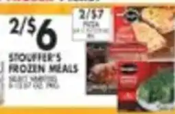 Pioneer Supermarkets Stouffer's frozen meals offer
