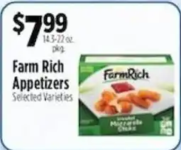 Pioneer Supermarkets Farm Rich Appetizers offer