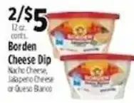 Pioneer Supermarkets Borden Cheese Dip offer