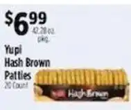 Pioneer Supermarkets Yupi Hash Brown Patties offer
