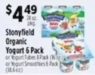 Pioneer Supermarkets Stonyfield Organic Yogurt offer