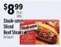 Pioneer Supermarkets Steak-umm sliced beef steaks offer