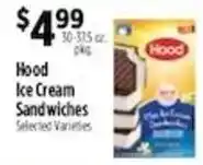 Pioneer Supermarkets Hood ice cream sandwiches offer