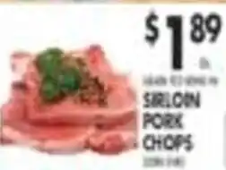 Pioneer Supermarkets Sirloin Pork Chops offer