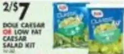 Pioneer Supermarkets Dole Caesar or Low Fat Caesar Salad Kit offer