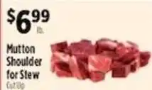 Pioneer Supermarkets Mutton Shoulder for Stew Cut Up offer