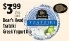 Pioneer Supermarkets Boar's Head Tzatziki Greek Yogurt Dip offer