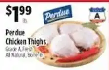 Pioneer Supermarkets Perdue chicken thighs offer