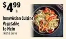 Pioneer Supermarkets InnovAsian Cuisine Vegetable Lo Mein offer
