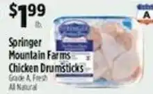 Pioneer Supermarkets Springer mountain farms chicken drumsticks offer