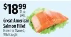 Pioneer Supermarkets Great American Salmon Fillet offer
