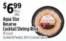 Pioneer Supermarkets Aqua Star Reserve Cocktail Shrimp Ring offer