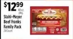 Pioneer Supermarkets Stahl-Meyer Beef Franks Family Pack offer