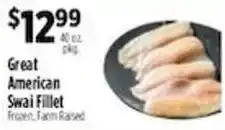 Pioneer Supermarkets Great American Swai Fillet offer