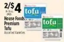 Pioneer Supermarkets House Foods Premium Tofu offer