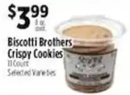 Pioneer Supermarkets Biscotti Brothers Crispy Cookies offer