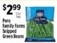 Pioneer Supermarkets Pero Family Farms Snipped Green Beans offer