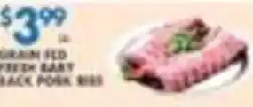 Met Foodmarkets Grain Fed Fresh Baby Back Pork Ribs offer