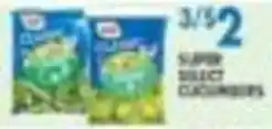 Met Foodmarkets Super Select Cucumbers offer