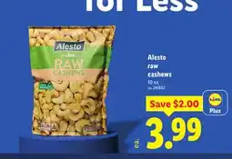 Lidl Alesto raw cashews offer