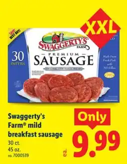 Lidl Swaggerty's Farm mild breakfast sausage offer