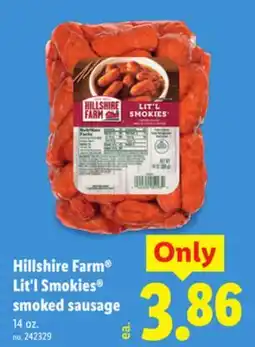 Lidl Hillshire Farm Lit'l Smokies smoked sausage offer