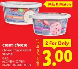 Lidl cream cheese offer