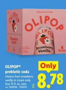 Lidl OLIPOP prebiotic soda offer