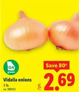 Lidl Vidalia onions offer