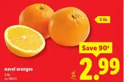Lidl navel oranges offer