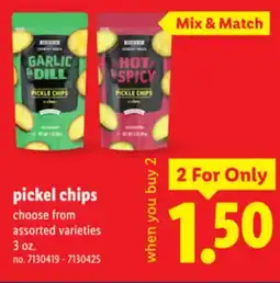Lidl pickel chips offer
