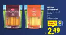 Lidl Milbona cheese sticks offer