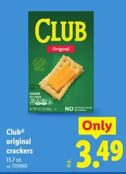 Lidl Club original crackers offer