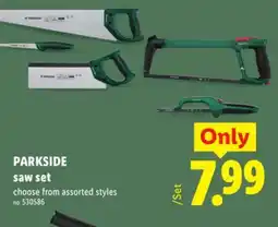 Lidl PARKSIDE saw set offer