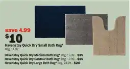 Meijer Havenstay Quick Dry Small Bath Rug offer
