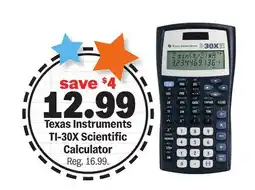 Meijer Texas Instruments TI-30X Scientific Calculator offer