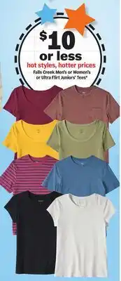Meijer Falls Creek Men's or Women's Short Sleeve Tee offer